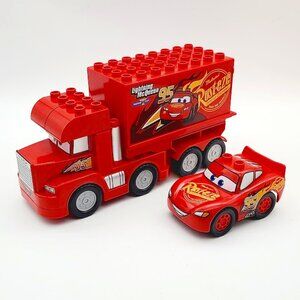 Lego Duplo Disney Pixar Cars Mack Truck and Lightning McQueen Vehicles